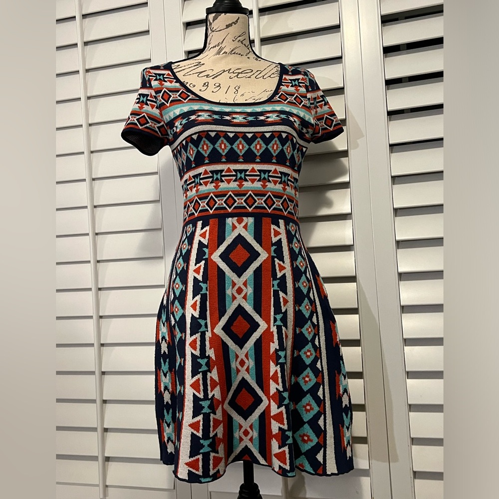 Flying Tomato knit peasant pullover dress.  Size M